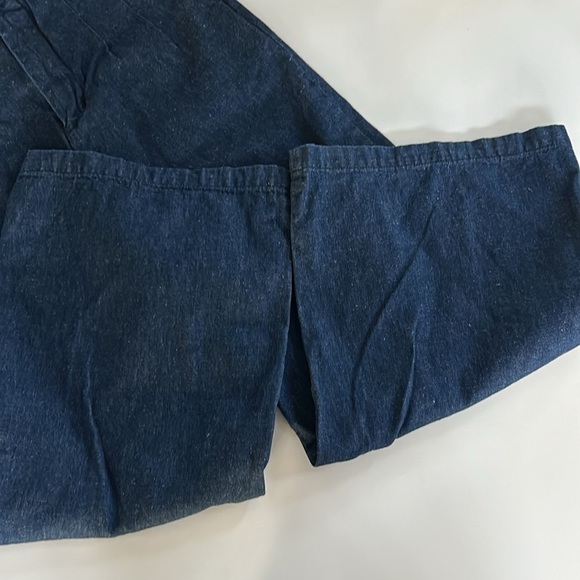 The GREAT The Sculpted Trouser Pleated in Rinse Wash Flare Wide Leg size 28 - Picture 5 of 12